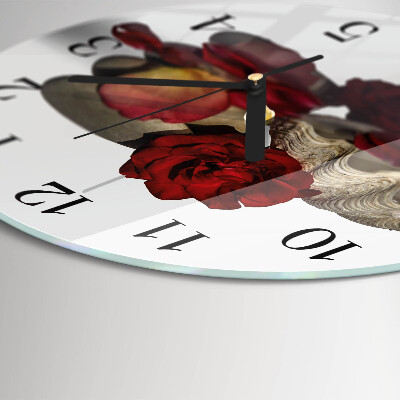 Orologio rotondo Rose Bowl