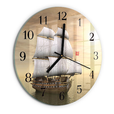 Orologio rotondo Nave