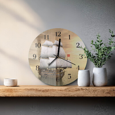 Orologio rotondo Nave