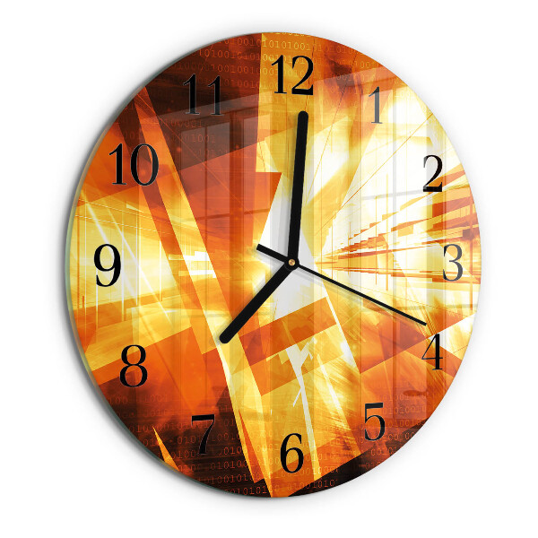 Orologio rotondo Astrazione