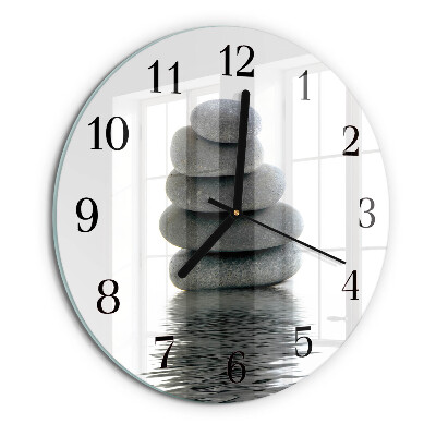 Orologio rotondo Pietre