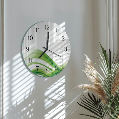 Orologio rotondo Onda astratta