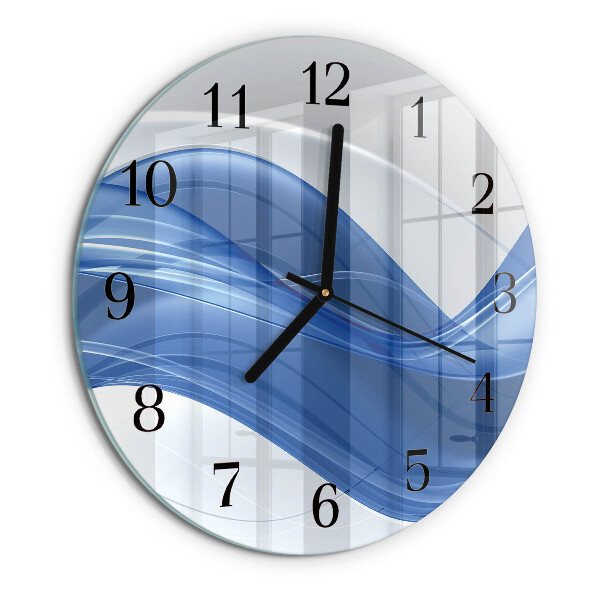 Orologio rotondo Linee astratte