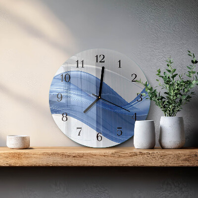 Orologio rotondo Linee astratte