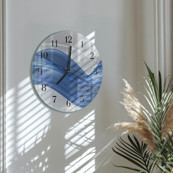 Orologio rotondo Linee astratte