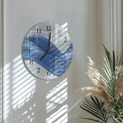 Orologio rotondo Linee astratte