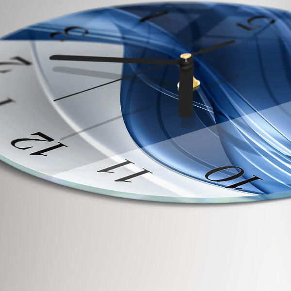 Orologio rotondo Linee astratte