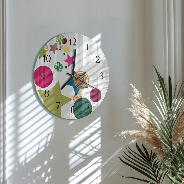 Orologio rotondo Stelle