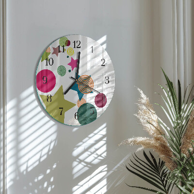 Orologio rotondo Stelle