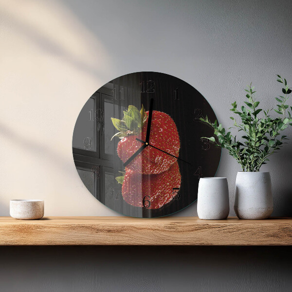 Orologio rotondo Fragola