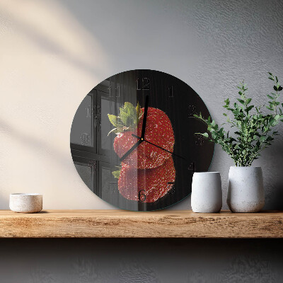Orologio rotondo Fragola