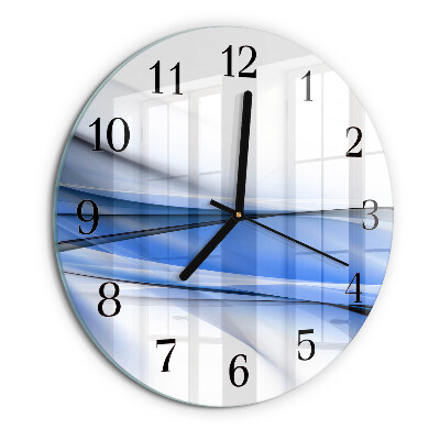 Orologio rotondo Linee astratte
