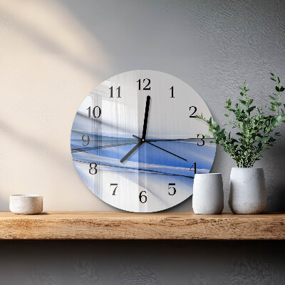 Orologio rotondo Linee astratte