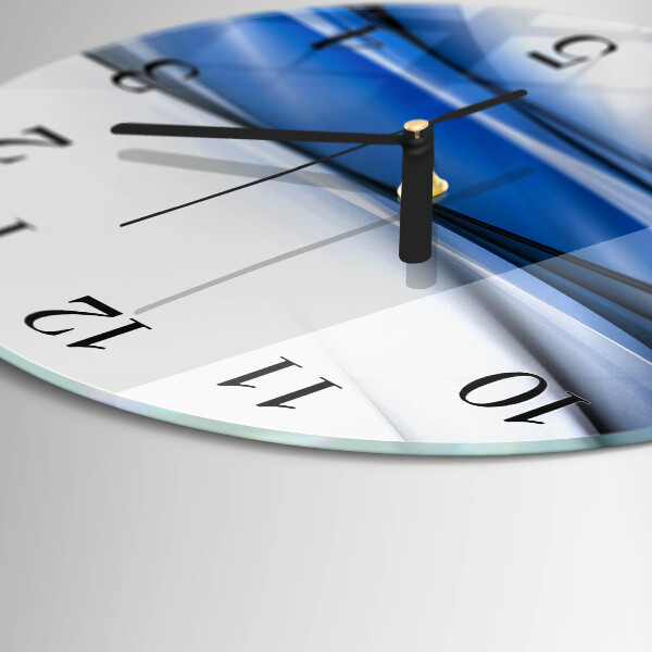 Orologio rotondo Linee astratte