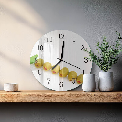 Orologio rotondo Olive