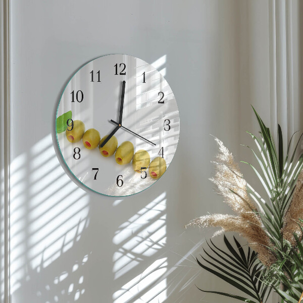 Orologio rotondo Olive