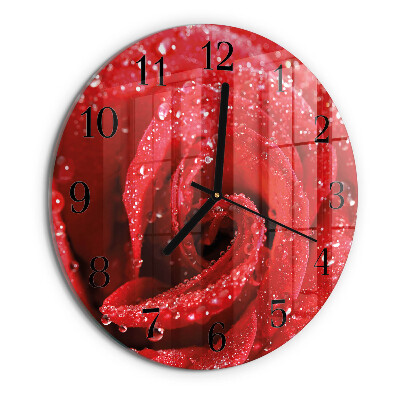 Orologio rotondo Rosa