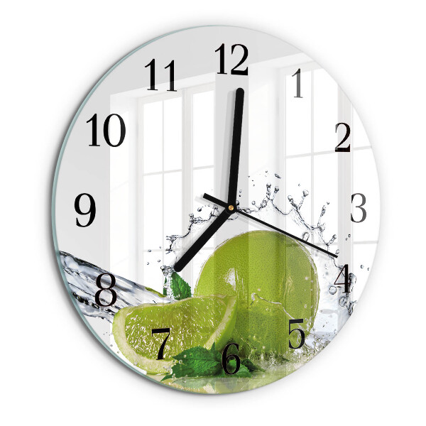Orologio rotondo Acqua di calce