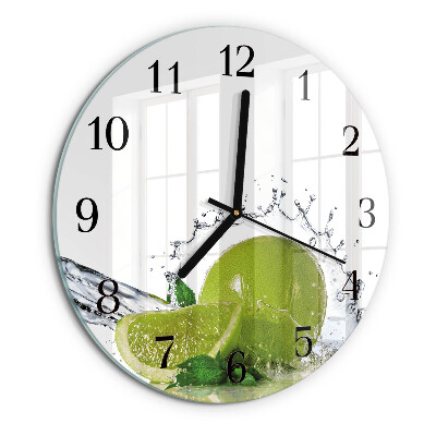 Orologio rotondo Acqua di calce