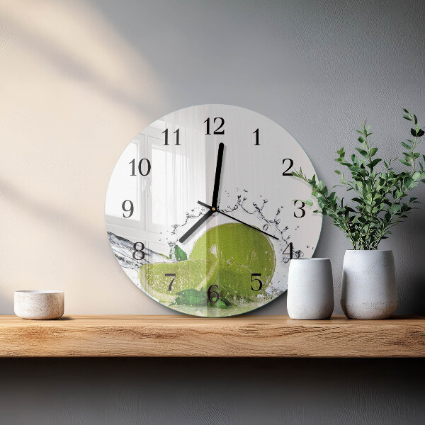 Orologio rotondo Acqua di calce