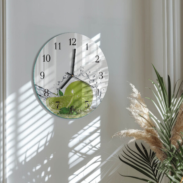 Orologio rotondo Acqua di calce
