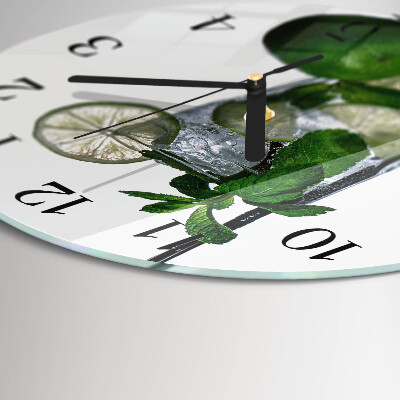 Orologio rotondo Lime e menta