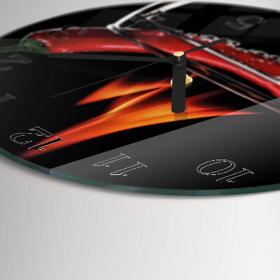 Orologio rotondo Fuoco di peperoncino