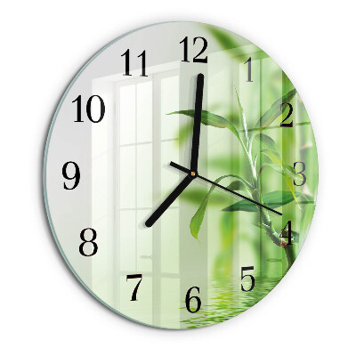 Orologio rotondo Bambù