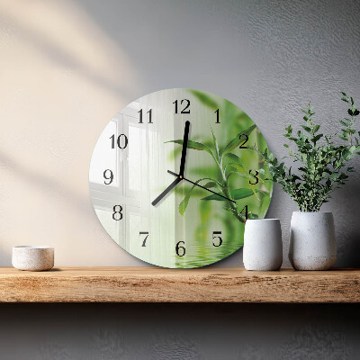 Orologio rotondo Bambù