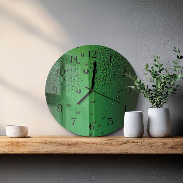 Orologio rotondo Gocce d'acqua