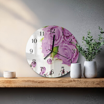 Orologio rotondo Rose