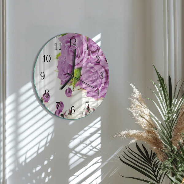 Orologio rotondo Rose