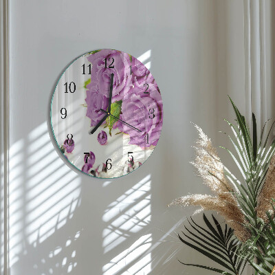 Orologio rotondo Rose