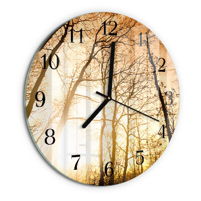 Orologio rotondo Alberi