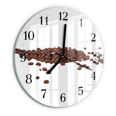 Orologio rotondo chicchi di caffè