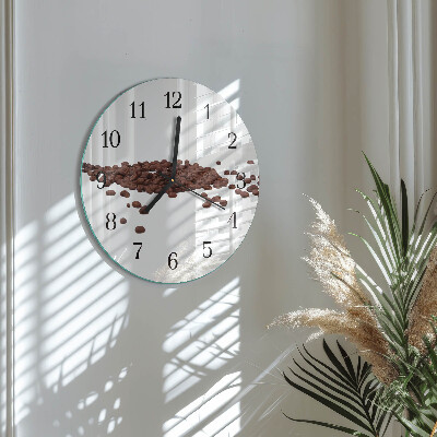Orologio rotondo chicchi di caffè