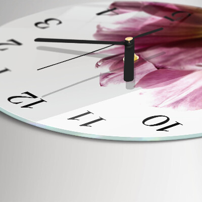 Orologio rotondo Tulipani
