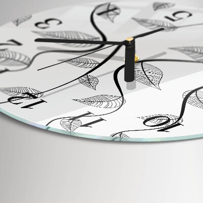 Orologio rotondo L'arte delle foglie