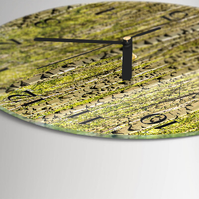 Orologio rotondo Foresta di betulle