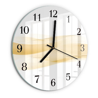 Orologio rotondo Onda astratta