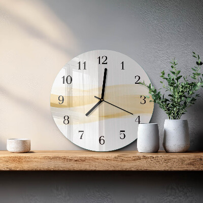 Orologio rotondo Onda astratta