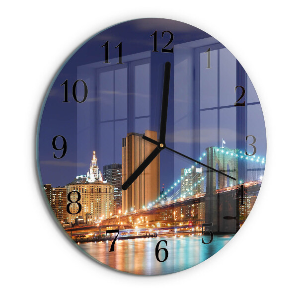 Orologio rotondo Ponte orizzontale