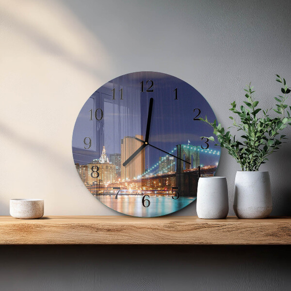 Orologio rotondo Ponte orizzontale