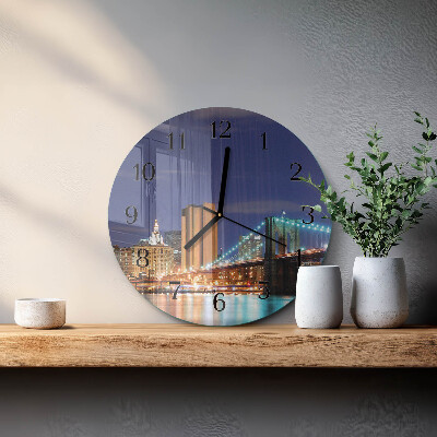 Orologio rotondo Ponte orizzontale
