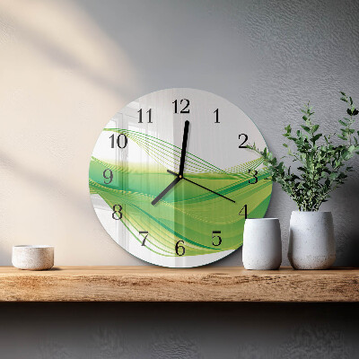 Orologio rotondo Linee astratte
