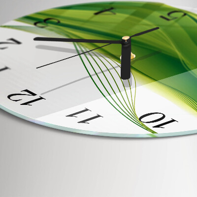 Orologio rotondo Linee astratte