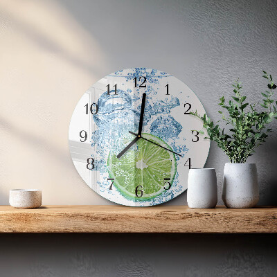 Orologio rotondo Carbonato di calcio