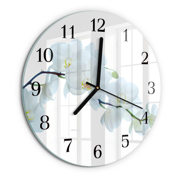 Orologio rotondo Orchidea