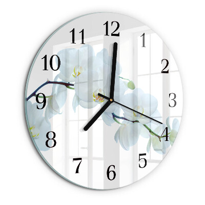Orologio rotondo Orchidea