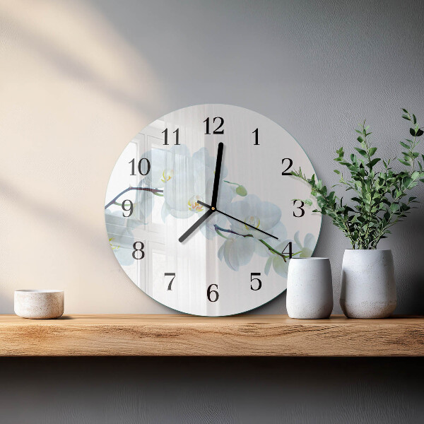 Orologio rotondo Orchidea